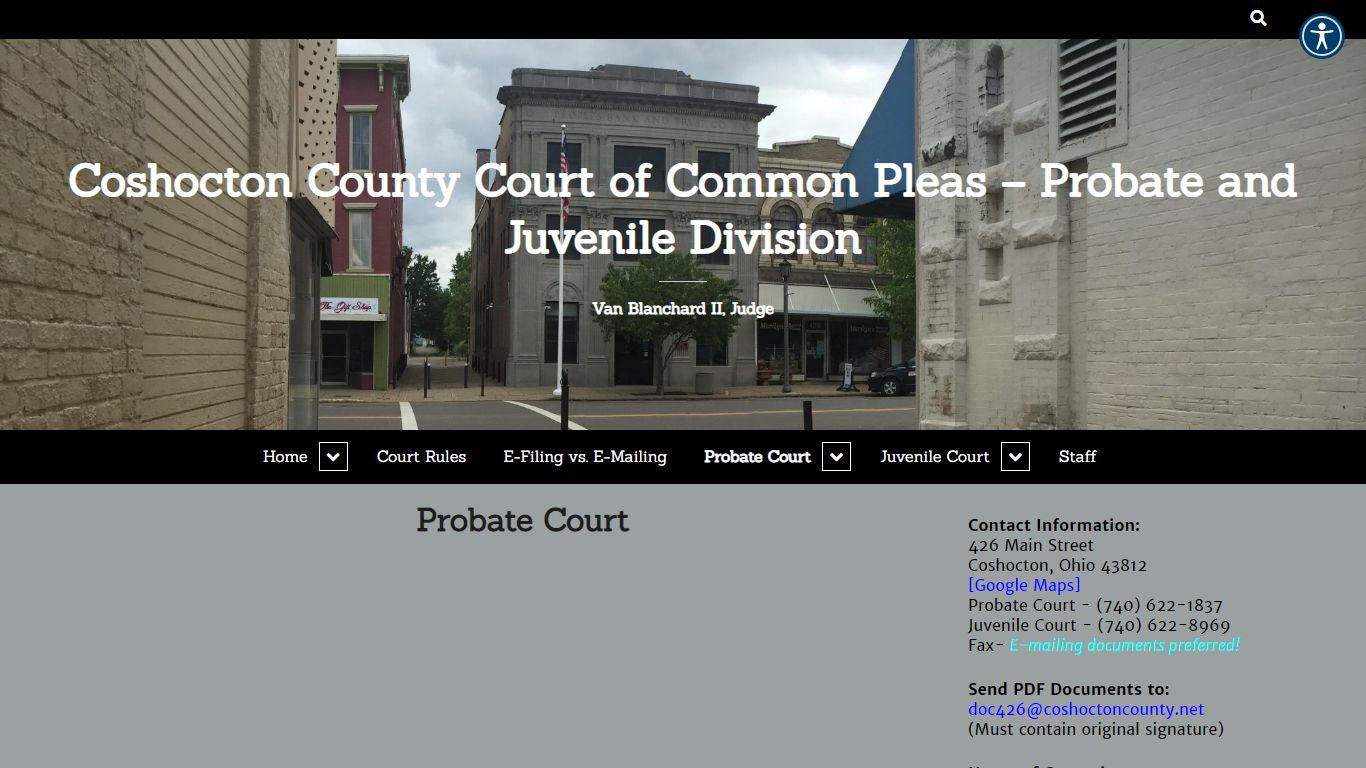 Probate Court – Coshocton County Court of Common Pleas ...